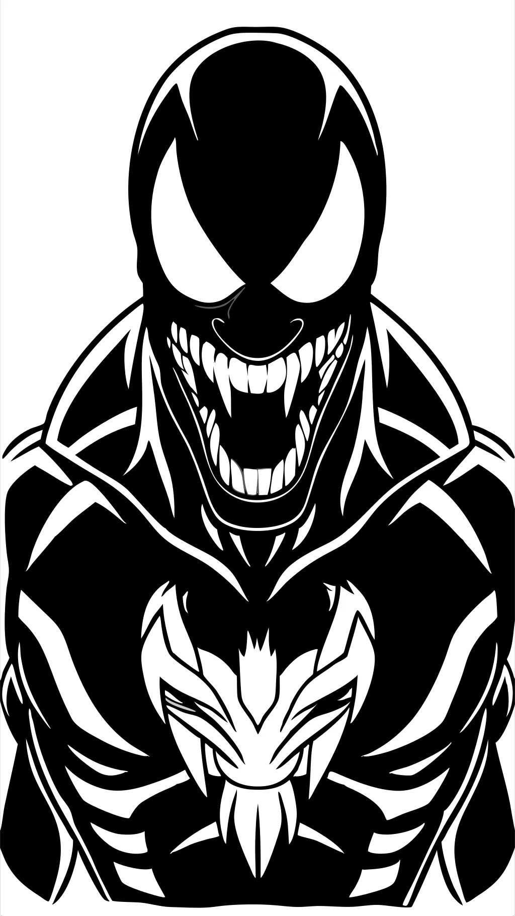 coloring pages of venom